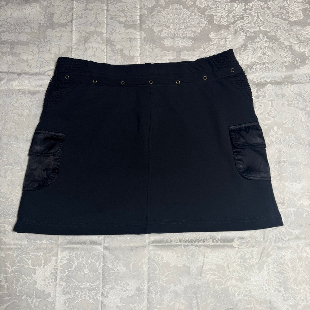 Women's Lexi Black Mini Skirt L